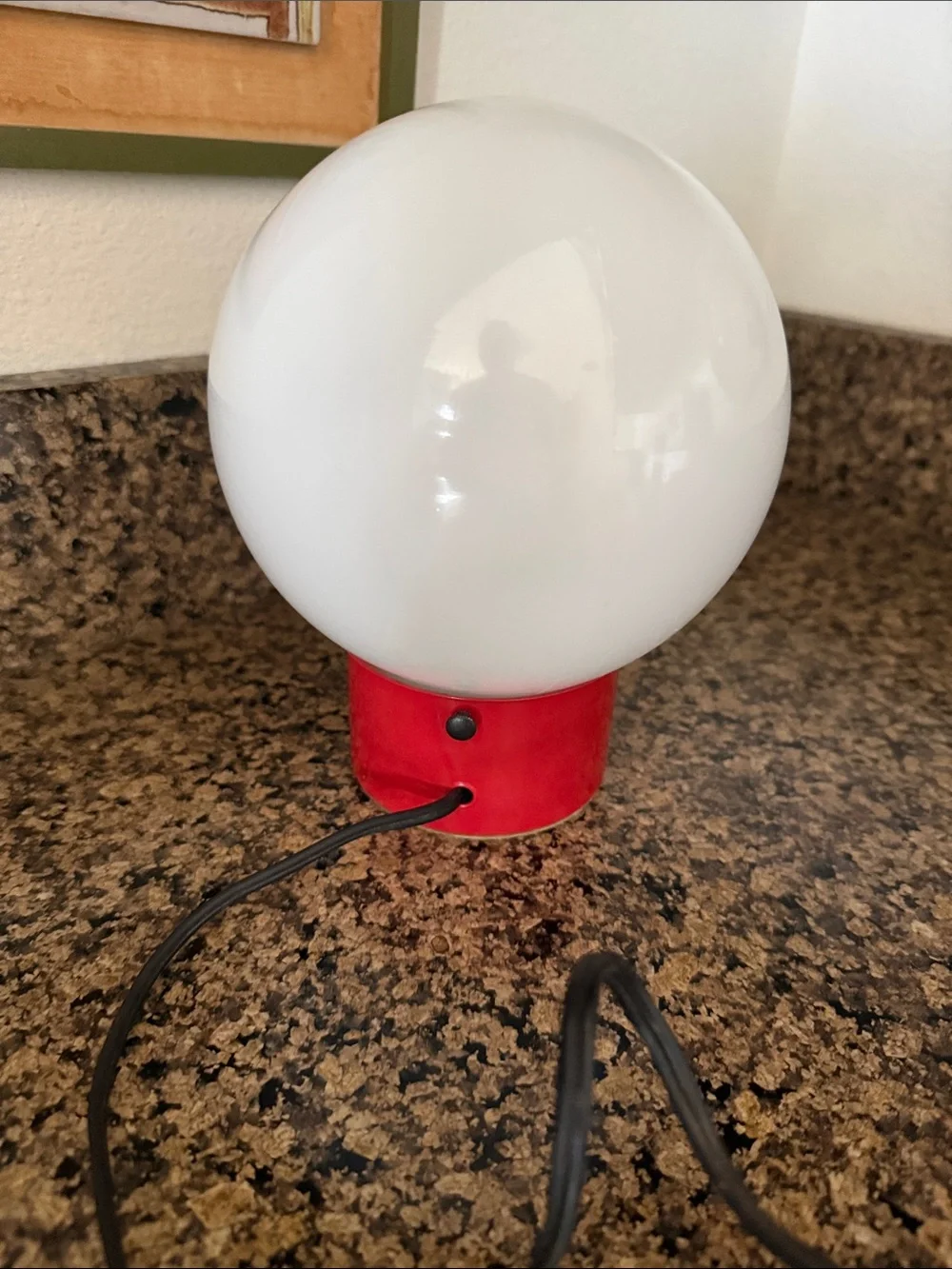 Vintage Space Globe lamp